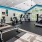 a gym with exercise equipment